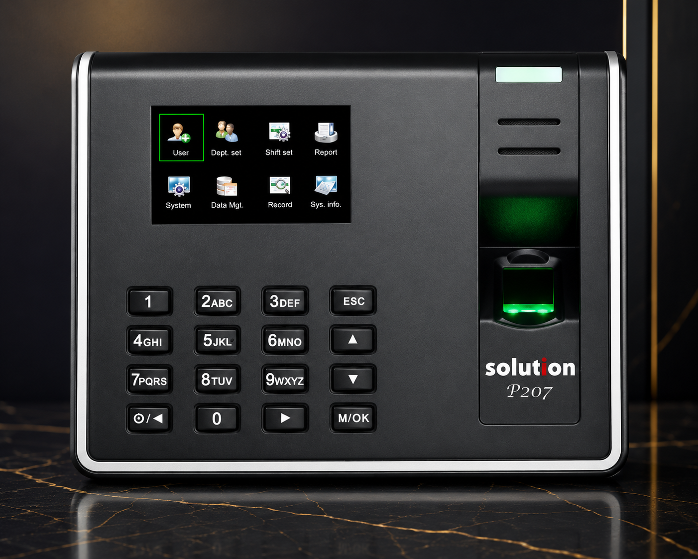 SOLUTION P207 Mesin Absen Absensi / Mesin Fingerprint